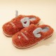 Women’s Cute Antlers Warm Lining Casual Home Plush Slippers Women’s Cute Antlers Warm Lining Casual Home Plush Slippers