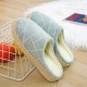 Women Casual Geometric Printing Closed Toe Warm Lining Home Slippers Women Casual Geometric Printing Closed Toe Warm Lining Home Slippers