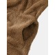 Women Plush Coat Open Front Side Pockets Casual Hooded Sweatshirt Women Plush Coat Open Front Side Pockets Casual Hooded Sweatshirt