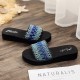 Women Colorful Wave Platform Opened Toe Slippers Women Colorful Wave Platform Opened Toe Slippers