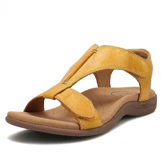 Women’s Round Toe Comfortable Soft Sole Casual Flat Large Size Sandals Women’s Round Toe Comfortable Soft Sole Casual Flat Large Size Sandals