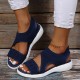 Plus Size Comfy Casual Knitted Breathable Stretch Sports Sandals For Women Plus Size Comfy Casual Knitted Breathable Stretch Sports Sandals For Women