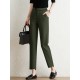 Pocket Step Hem Tailored Pants For Women Pocket Step Hem Tailored Pants For Women
