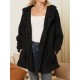 Women Plush Coat Open Front Side Pockets Casual Hooded Sweatshirt Women Plush Coat Open Front Side Pockets Casual Hooded Sweatshirt