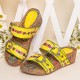 leather Hand Stitched Comfortable Breathable Perforated Buckle Wedge Sandals leather Hand Stitched Comfortable Breathable Perforated Buckle Wedge Sandals
