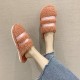 Women Warmed Lined Non Slip Home Plush Cotton Slippers Women Warmed Lined Non Slip Home Plush Cotton Slippers