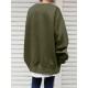 Women Solid Loose Basic All Match Commute Homely Outer Wear Sweatshirt Women Solid Loose Basic All Match Commute Homely Outer Wear Sweatshirt