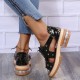 Plus Size Women Casual Fashion Rivet Decor Lace up Sandals Plus Size Women Casual Fashion Rivet Decor Lace up Sandals