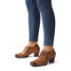 Genuine Leather Comfy Lace up Retro Square Toe Oxfords Heels Genuine Leather Comfy Lace up Retro Square Toe Oxfords Heels