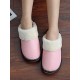 Women Warm Lining Waterproof Slip Resistant Backless Winter Indoor Slippers Women Warm Lining Waterproof Slip Resistant Backless Winter Indoor Slippers