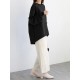 Women Loose Thick Back Fork High Low Solid Casual Pullover Sweatshirt Women Loose Thick Back Fork High Low Solid Casual Pullover Sweatshirt