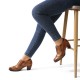 Genuine Leather Comfy Lace up Retro Square Toe Oxfords Heels Genuine Leather Comfy Lace up Retro Square Toe Oxfords Heels