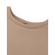 Women Puff Sleeve Crew Neck Solid Color Hem Long Sleeve Sweatshirts Women Puff Sleeve Crew Neck Solid Color Hem Long Sleeve Sweatshirts