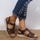 Women’s Summer Comfort Round Toe Hand Sewn Plus Size Platform Sandals Women’s Summer Comfort Round Toe Hand Sewn Plus Size Platform Sandals