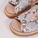 Plus Size Women Casual Fashion Rivet Buckle Decor Snake Skin Slippers Plus Size Women Casual Fashion Rivet Buckle Decor Snake Skin Slippers