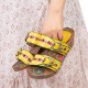 leather Hand Stitched Comfortable Breathable Perforated Buckle Wedge Sandals leather Hand Stitched Comfortable Breathable Perforated Buckle Wedge Sandals