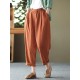 Leisure Solid Cotton Pocket Casual Cotton Pants Leisure Solid Cotton Pocket Casual Cotton Pants