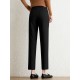 Pocket Step Hem Tailored Pants For Women Pocket Step Hem Tailored Pants For Women