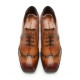 Genuine Leather Comfy Lace up Retro Square Toe Oxfords Heels Genuine Leather Comfy Lace up Retro Square Toe Oxfords Heels