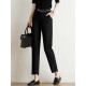 Pocket Step Hem Tailored Pants For Women Pocket Step Hem Tailored Pants For Women