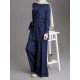 Women Solid Color Belted Blouse Button Loose Pants Two Piece Casual Set Women Solid Color Belted Blouse Button Loose Pants Two Piece Casual Set