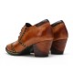 Genuine Leather Comfy Lace up Retro Square Toe Oxfords Heels Genuine Leather Comfy Lace up Retro Square Toe Oxfords Heels