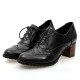 Large Size Women Lace up Comfy Retro Oxfords Heels Large Size Women Lace up Comfy Retro Oxfords Heels