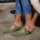 Women Elegant Pointed Toe Solid Color Ankle Buckle Strap Slip On Chunky Heel Pumps Women Elegant Pointed Toe Solid Color Ankle Buckle Strap Slip On Chunky Heel Pumps