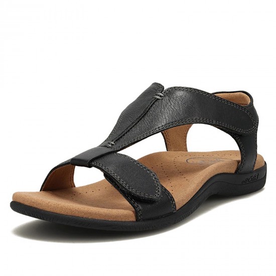 Women’s Round Toe Comfortable Soft Sole Casual Flat Large Size Sandals Women’s Round Toe Comfortable Soft Sole Casual Flat Large Size Sandals