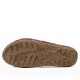 Comfy Leather Flowers Printed Retro Stripe Flat Sandals Comfy Leather Flowers Printed Retro Stripe Flat Sandals