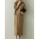 Women Sweatshirt Hooded Solid Side Pocket Calf Length Two Piece Sets Women Sweatshirt Hooded Solid Side Pocket Calf Length Two Piece Sets