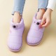 Women Warm Plush Waterproof Elastic Band Indoor Slippers Women Warm Plush Waterproof Elastic Band Indoor Slippers