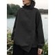 Women Rhombic Turtleneck Thic Full Sleeve Spliced Irregular Hem Pullover Sweatshirt Women Rhombic Turtleneck Thic Full Sleeve Spliced Irregular Hem Pullover Sweatshirt