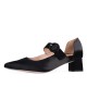 Women Elegant Pointed Toe Solid Color Ankle Buckle Strap Slip On Chunky Heel Pumps Women Elegant Pointed Toe Solid Color Ankle Buckle Strap Slip On Chunky Heel Pumps