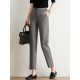 Pocket Step Hem Tailored Pants For Women Pocket Step Hem Tailored Pants For Women