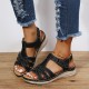 Women’s Summer Comfort Round Toe Hand Sewn Plus Size Platform Sandals Women’s Summer Comfort Round Toe Hand Sewn Plus Size Platform Sandals