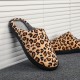 Men Leopard Cotton Warm Non Slip Wearable Sole Slip on Home Slipper Men Leopard Cotton Warm Non Slip Wearable Sole Slip on Home Slipper